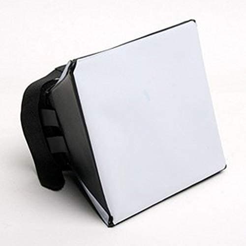 Softbox Diffuser 30x27cm Photography Flash Speedlite Camera Universal Accessory Foldable Professional Mini Portable For DSLR(Black)