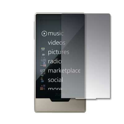 Premium Crystal Clear Screen Protector for Microsoft Zune HD 16 GB / 32 GB Platinum
