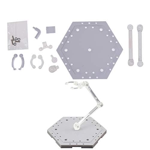 1 Set Clear Color Action Base Suitable Display Stand with Installation Instructions Figure for For 1/144 HG/RG Gundam Figure Model Toy