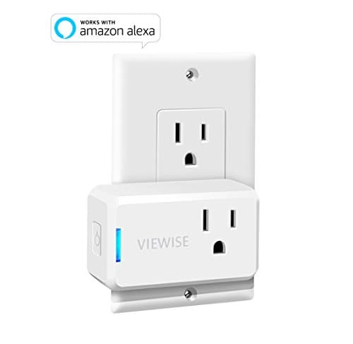 VIEWISESmart Plug Mini, Wi-Fi Switch Outlet Socket, No Hub Required, Works with Alexa, Control Your Devices from Anywhere, Mini Size, Amazon Echo Voice Control (1 Pack)