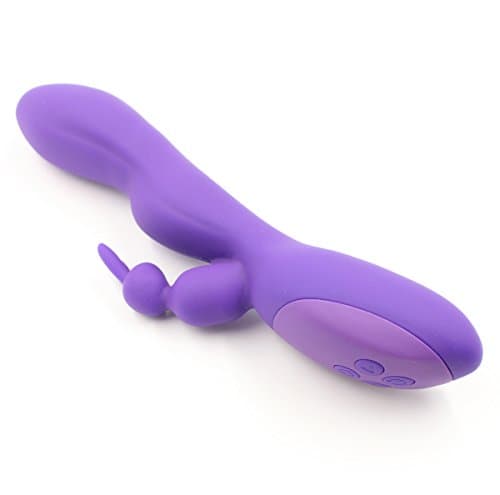 Handheld Wand Massager Multi Vibrating Frequency Patterns with 10 Powerful Speeds, Paloqueth Personal Therapy Body Massager for Female Masturbation Rechargeable and Cordless Purple