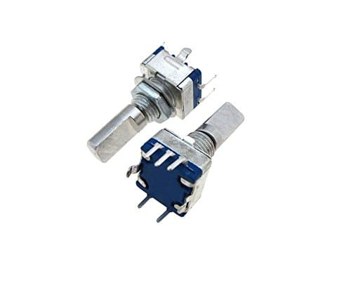 Rotary Encoder Switch 20mm Flatted End Vertical EC11 PC Pin