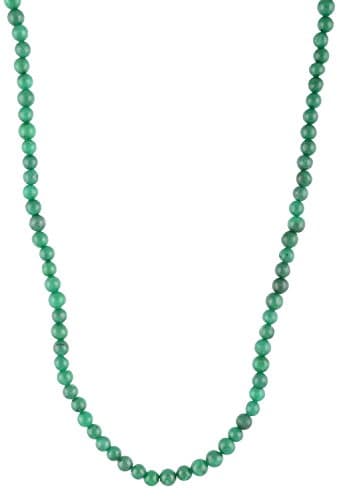 Moksha Agate Hakik Mala (30 Cm, Green)
