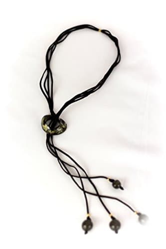 Tagua Waterfall Necklace (Green)