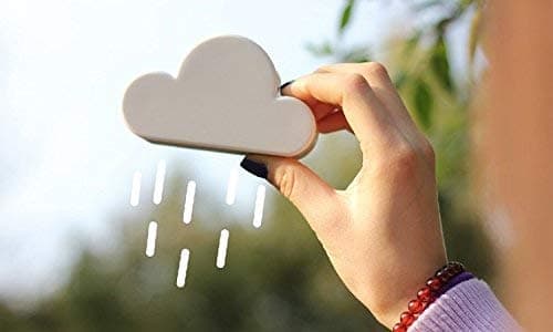 Yevison Practical Novelty White Cloud Shape Magnetic Magnets Key Holder Home - White