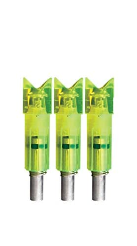 Gold Tip Crescent Bolt End (3-Pack), Green