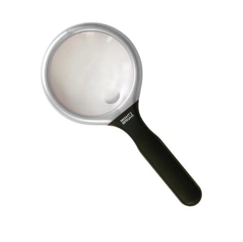 3" Round Magnifier, Silver