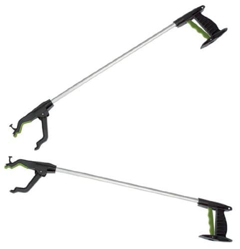Two x Long 32 Strong Litter Pickers - Value Pack Pick Up &amp; Reaching Tools by Crowders