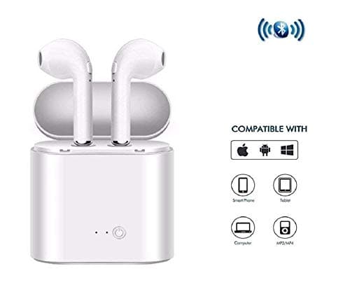 YWOW - i7S Twin True Wireless Bluetooth with Portable Charging Case Bluetooth 4.2 Airpod Earphone (A1 Quality)