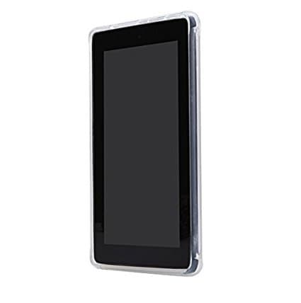Fire Case,Clear Case for Amazon Fire 7 Tablet (Fire 7, 2015 release)with Free Spare Tablet Stand,Clear