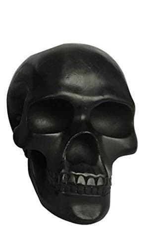 Black Skull Candle