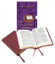 Calfskin Pocket Centre Reference Bible: Authorised (King James) Version (Pocket Reference)