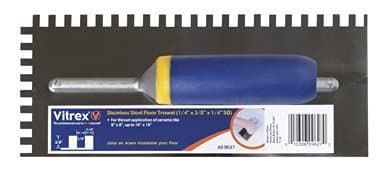 Vitrex Square Notch Trowel Ceramic 1/4 "X3/8 "X1/4 "