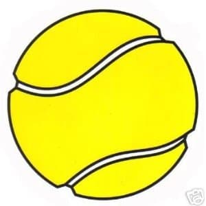 Large Tennis Ball Magnet