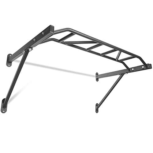 ZIHENGUO Multi-Grip Chin Up Bar Wall Mounted Pull-Up Bar, Upper Body Workout Bar for Home Gym, Support to 600LB