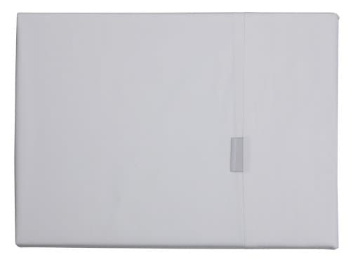 SheridanS2UQLC003 240 x 260 cm Essentials Classic Percale 300 Thread Count Double Flat Sheet, Snow