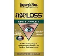 Nature's Plus. Ageloss Eye Support 60 Vcaps (4 Pack) by Ageloss Eye Support