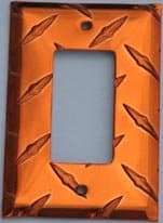 Diamond GFI Cover Single - Orange