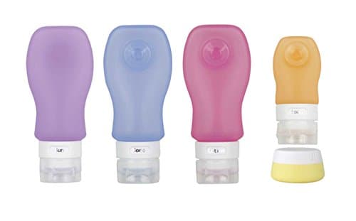 Travel Bottle,Leakproof Shampoo Cosmetics Sub-packing Refillable Container 5 Pack Set