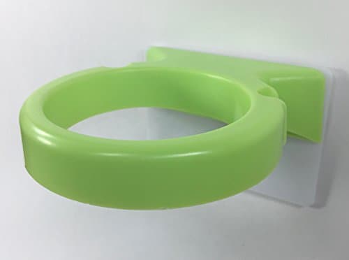 Hair Dryer Buddy (Green) With 3M Command Interlocking Damage Free-Hanging Strips wall mount holder for hair dryer