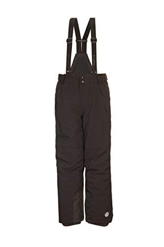 killtec Boys' Gauror Jr Ski/Functional Pants with Zip-Off Bib, Snow Catcher and Edge Protection