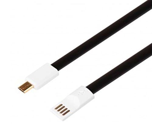 QOOpro 30119 A – MAGNETIC USB Data Cable Micro 5 Pin (22 cm, ABS, Pet)