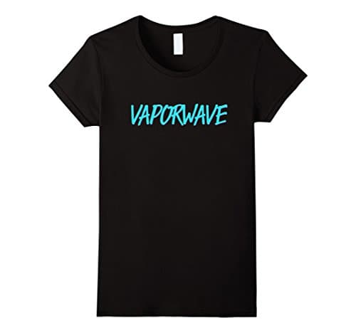 Womens Vaporwave Shirt Medium Black