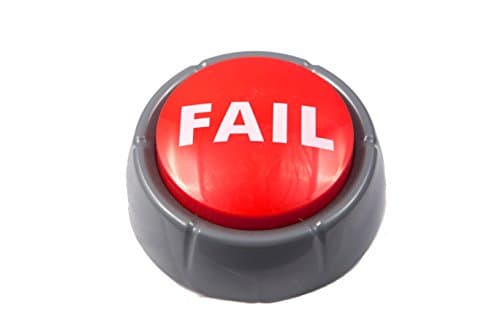 The FAIL Button | Sad Trombone Sound Effect Button (BATTERIES INCLUDED)