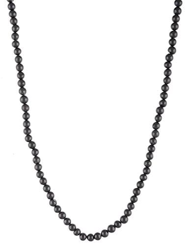 Moksha Agate Hakik Mala (30 Cm, Black)