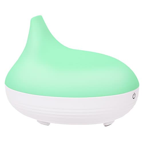 Essential Oil Diffuser Ango Aromatherapy Diffusers Ultrasonic Aroma Humidifer 7 Color LED Lights Waterless Auto Shut-off for Home Office Bedroom Living Room Yoga Spa