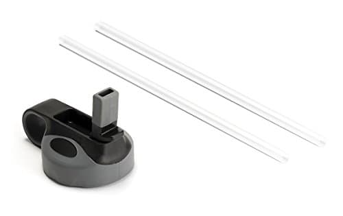 Fliptop Replacement Straw Lid with Two Plastic Straws for HydroFlask