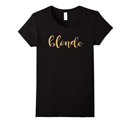 Womens Blonde Pride Shirt Medium Black