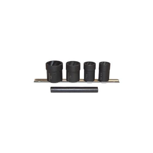 Lock Technology LT4240 5 Pieces Locking Lugnut Twist Socket Removal Kit with Punch