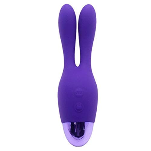 Ambm Rabbit Silicone 10 Frequency Vibration USB Rechargeable Massager