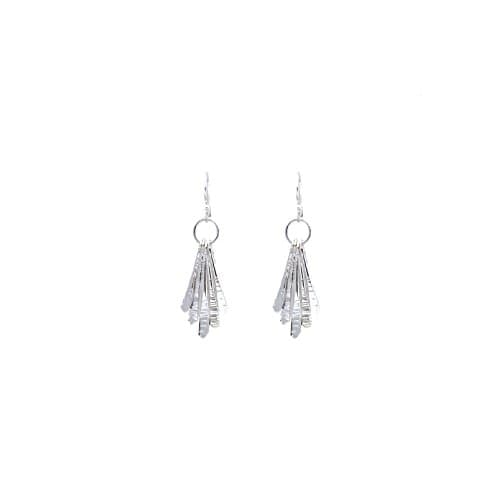 Ray - Sterling Silver 5 Point Petite Earrings