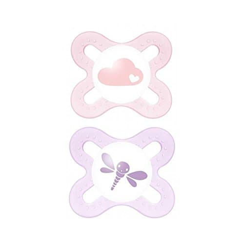 MAM Start 0-2 Months Soother, Pink 2 per pack