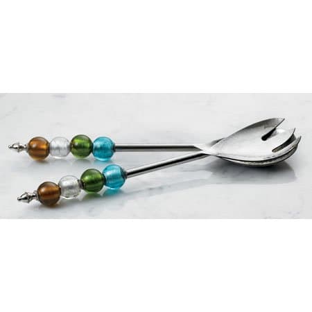 Multi-Colored Beaded Server Set