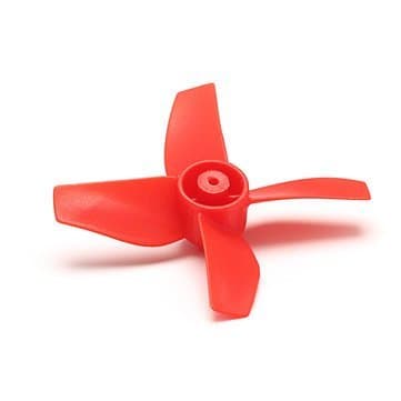 4pcs Eachine E010 E010C E010S RC Quadcopter Spares Parts Blades Propeller For Blade Inductrix Tiny Whoop (Red) by PinBuke
