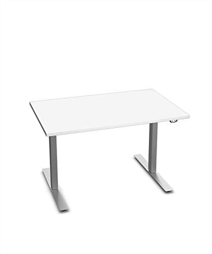 UpDownDesks ESSENTIAL Standing Desk - Electric Height Adjustable Sit-Stand Computer Desk (30" x 48") White