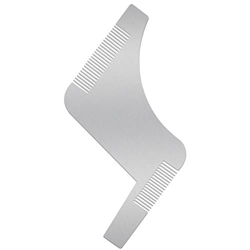 Beard Trimming Guide Z-Shaped Beard Shaping Tool with Comb for Multiple Beard Styles Valentine's Day Gift for Men