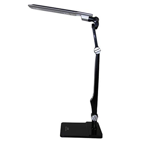 NICEYOU BLACK 8 Watts Dimmable LED Student Reading Work Desk Light 3 Lighting Modes 4 Dimming Levels Touch Control Writing Studying Table Lamps