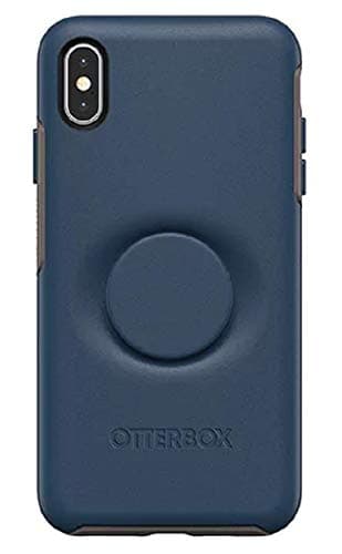 OtterBox Symmetry Pop Socket Case for iPhone Xs Max with Screen Protector fits OtterBox - Blue