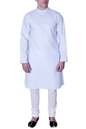 Black Mirror Men's Linen Kurta