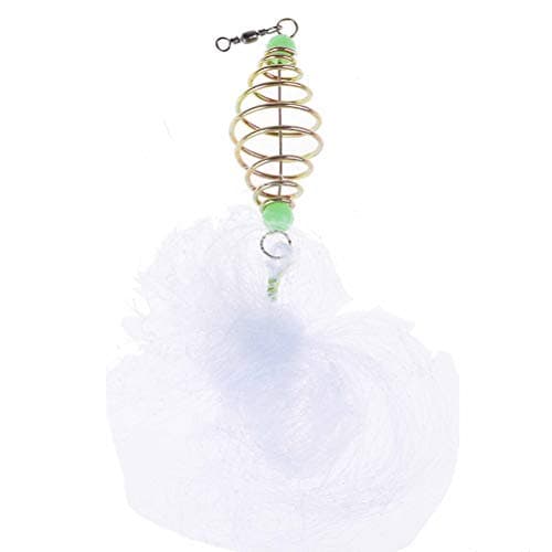 JiaUfmi 1Pc Overlord Bundle Explosive Hook Fishing Net Copper Spring Shoal Fishing Net Netting Fishing Tackle Tool(3-13m)