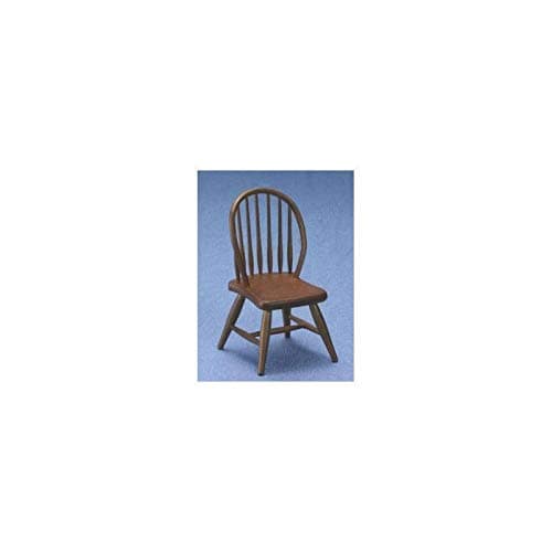Classics Dollhouse Miniature Windsor Side Chair, Walnut