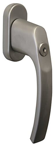 ALPERTEC Window Handle Handle for Grid/Satin Chrome Absperrba Turn 45Â Degrees Tilt and Turn Window Handle Heavy Duty 40121010 by ALPERTEC