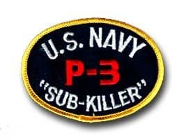 P-3 ORION "SUB KILLER" 3½" PATCH