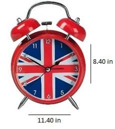 Union Jack Alarm Clock XL Large