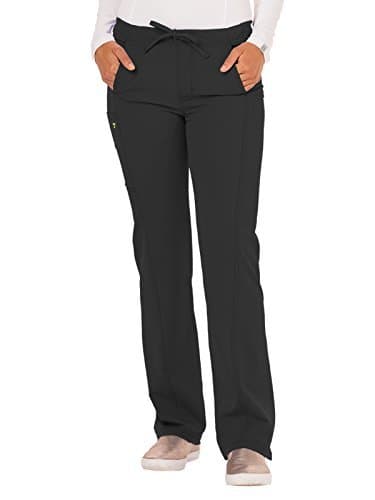 Careisma Women's Drawstring Scrub Pant, Black, Medium