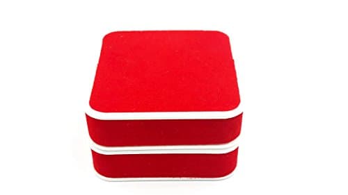 Amulet accessories red plastic box medium size free holy cloth and amulet bracelet